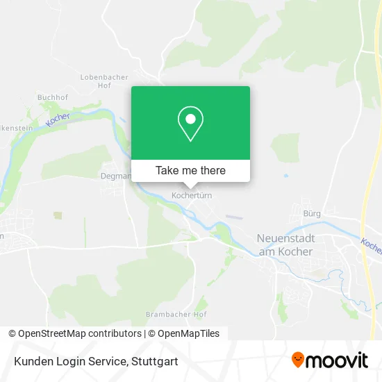 Карта Kunden Login Service