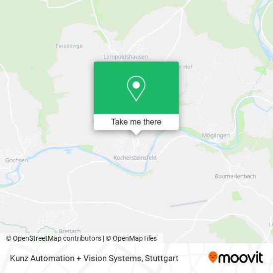 Kunz Automation + Vision Systems map