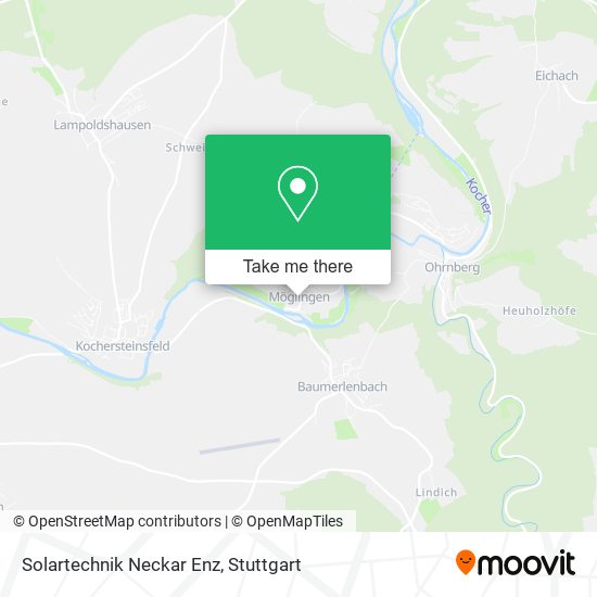 Solartechnik Neckar Enz map