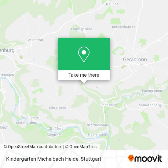 Карта Kindergarten Michelbach Heide