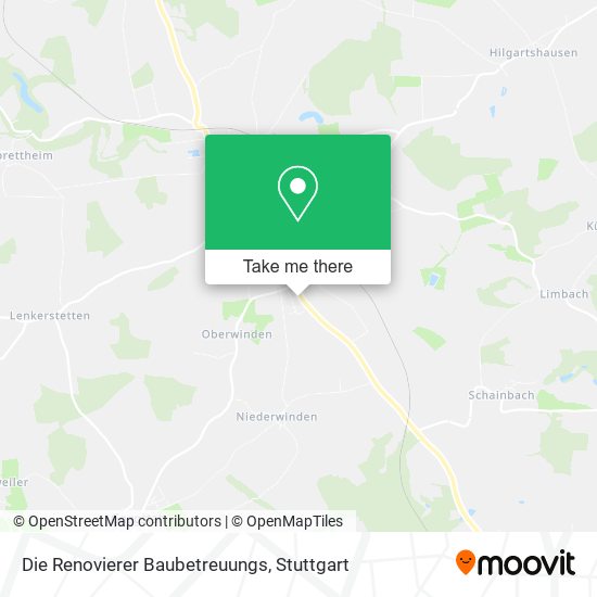 Die Renovierer Baubetreuungs map