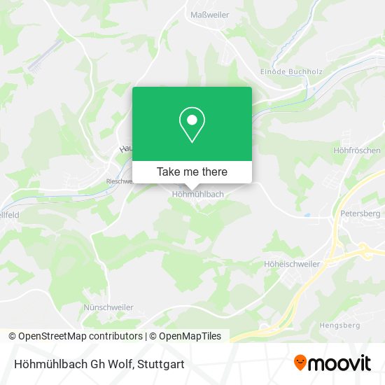 Höhmühlbach Gh Wolf map