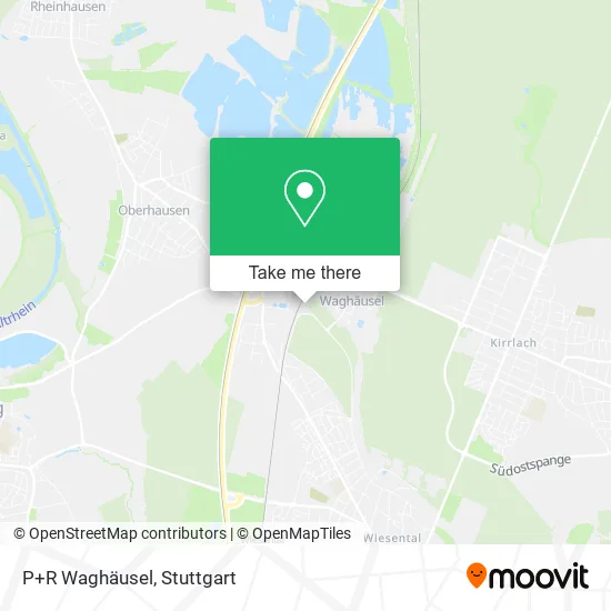 Карта P+R Waghäusel