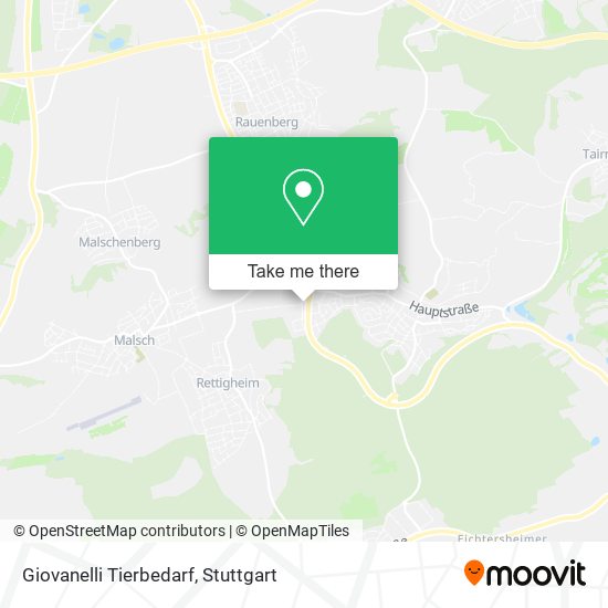 Giovanelli Tierbedarf map