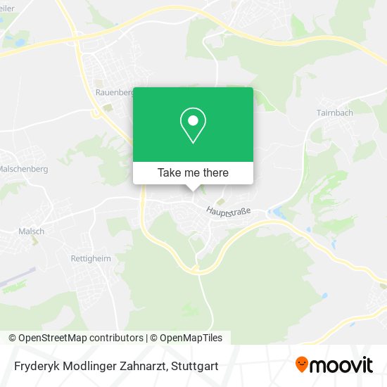 Карта Fryderyk Modlinger Zahnarzt