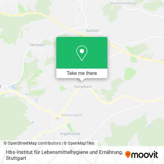 Hbs-Institut für Lebensmittelhygiene und Ernährung map