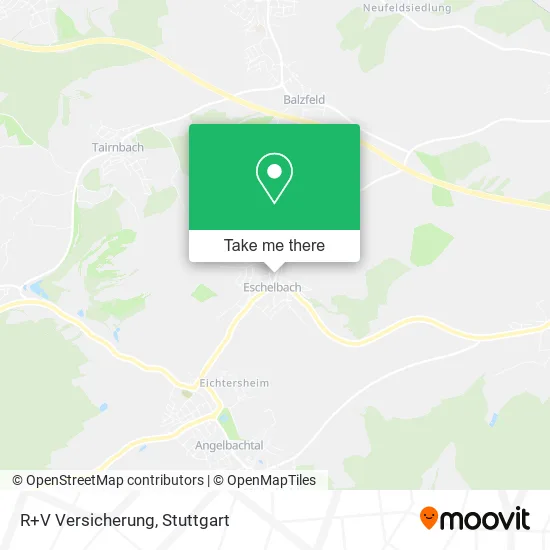 R+V Versicherung map