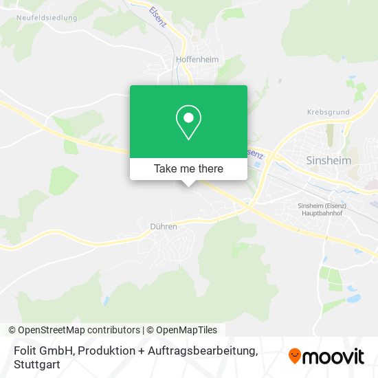 Folit GmbH, Produktion + Auftragsbearbeitung map
