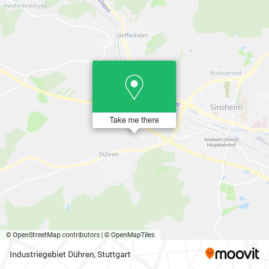 Industriegebiet Dühren map