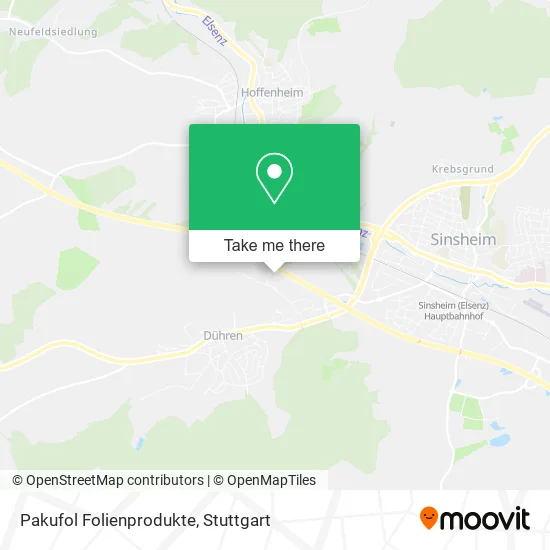 Карта Pakufol Folienprodukte