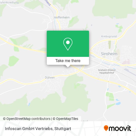 Infoscan GmbH Vertriebs map