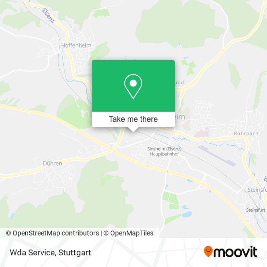 Карта Wda Service