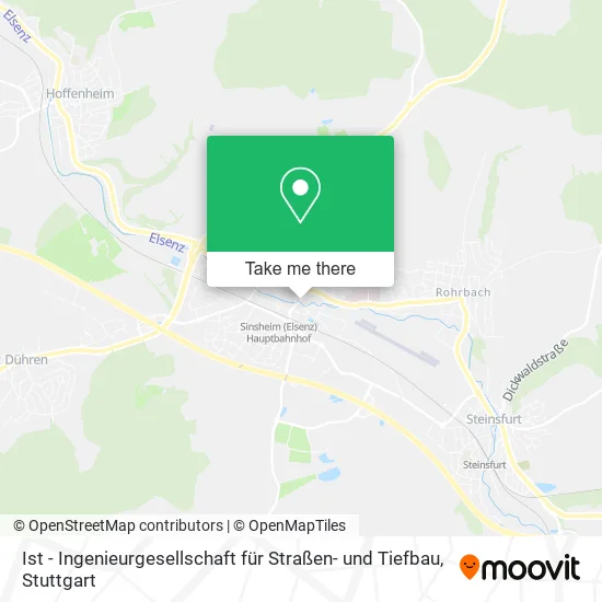 Карта Ist - Ingenieurgesellschaft für Straßen- und Tiefbau