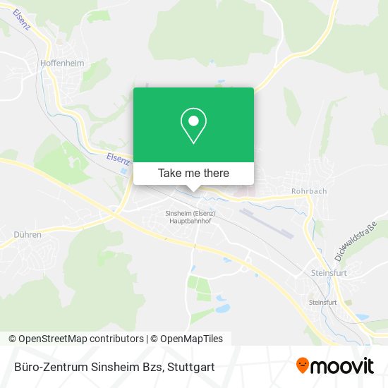 Карта Büro-Zentrum Sinsheim Bzs