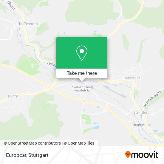 Europcar map