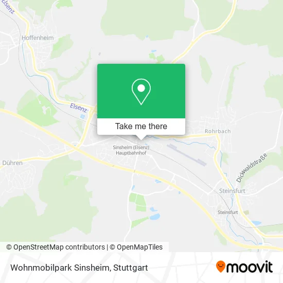 Карта Wohnmobilpark Sinsheim