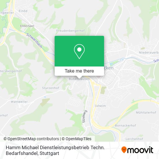 Hamm Michael Dienstleistungsbetrieb Techn. Bedarfshandel map