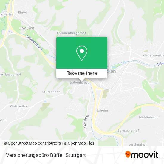 Карта Versicherungsbüro Büffel