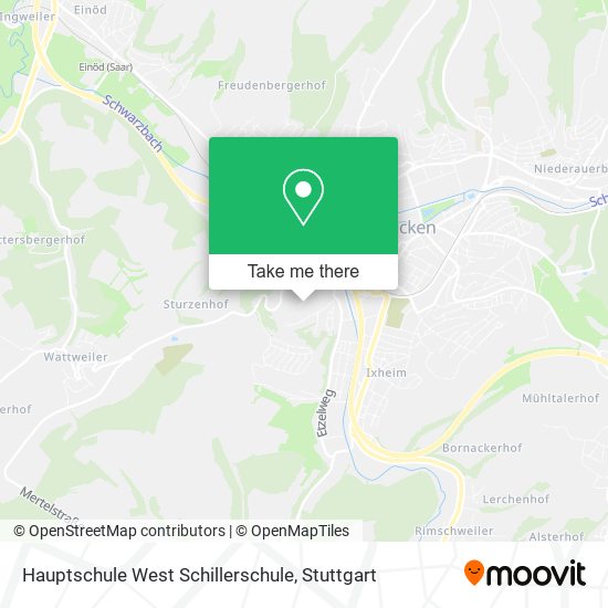 Hauptschule West Schillerschule map
