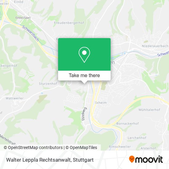 Карта Walter Leppla Rechtsanwalt