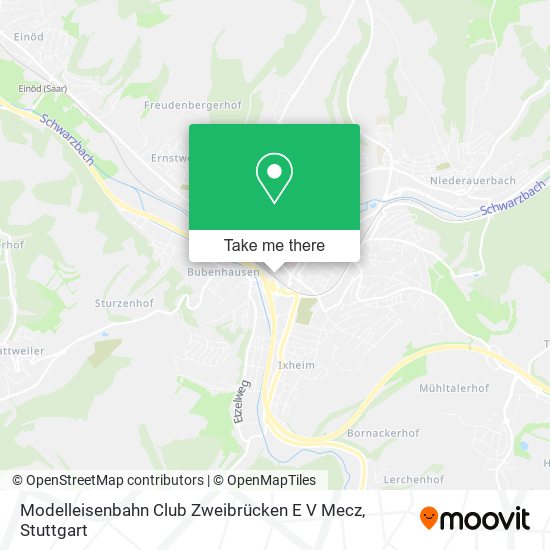 Карта Modelleisenbahn Club Zweibrücken E V Mecz