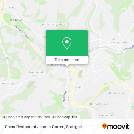 China-Restaurant Jasmin-Garten map