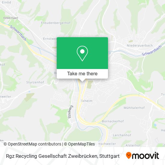 Карта Rgz Recycling Gesellschaft Zweibrücken