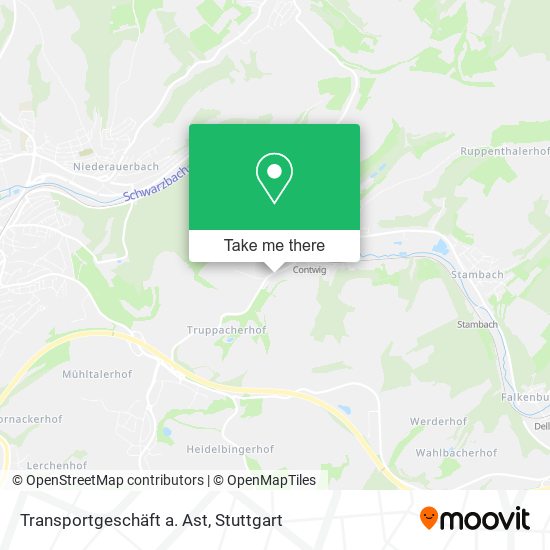 Transportgeschäft a. Ast map
