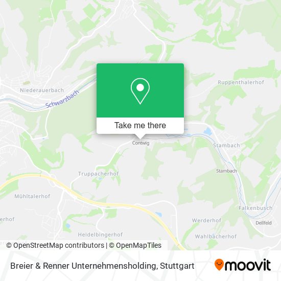 Breier & Renner Unternehmensholding map