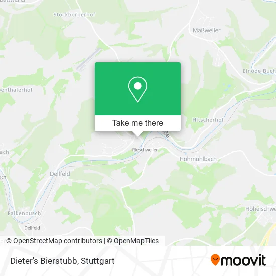 Карта Dieter's Bierstubb