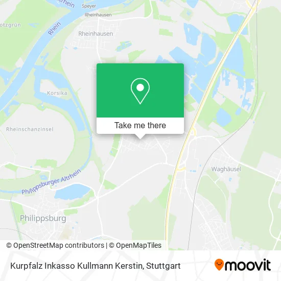 Карта Kurpfalz Inkasso Kullmann Kerstin