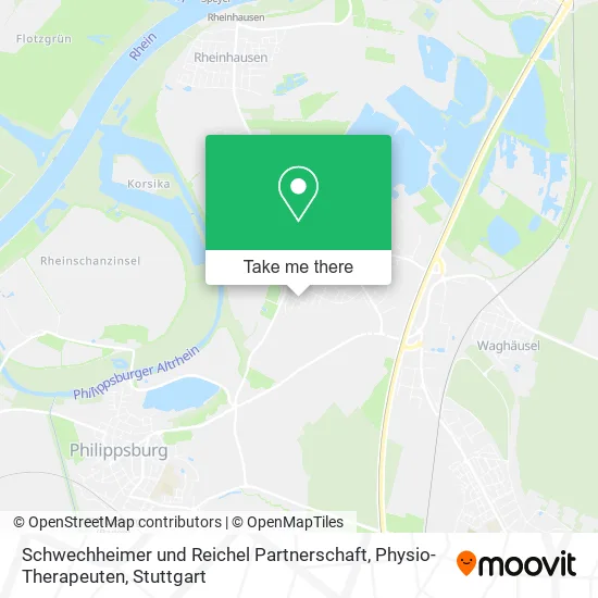 Карта Schwechheimer und Reichel Partnerschaft, Physio- Therapeuten