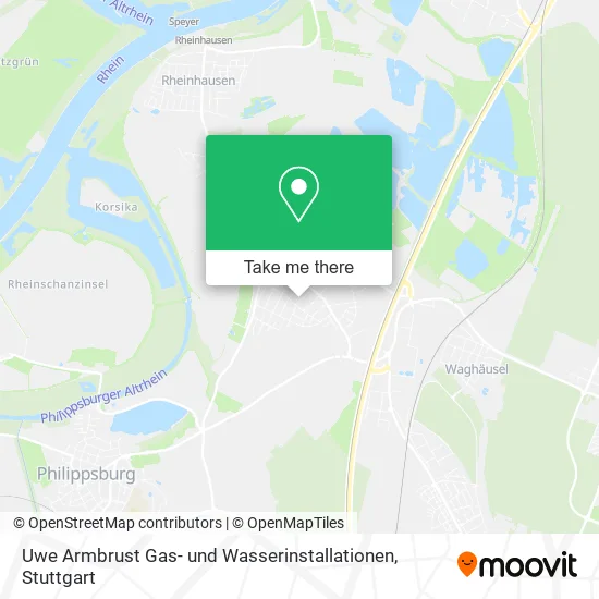 Карта Uwe Armbrust Gas- und Wasserinstallationen