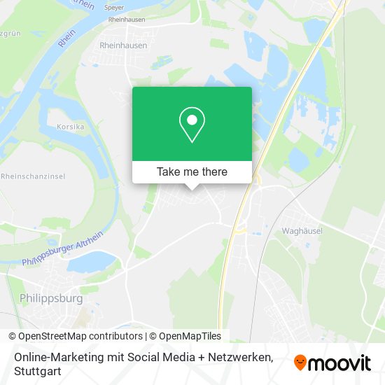 Online-Marketing mit Social Media + Netzwerken map