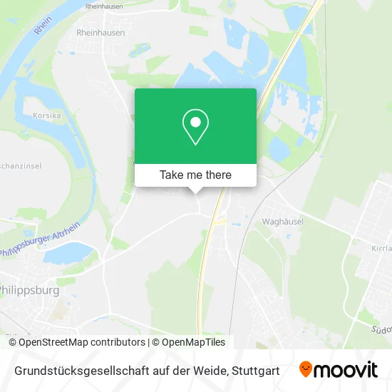 Карта Grundstücksgesellschaft auf der Weide
