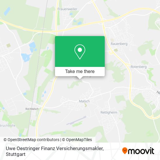 Uwe Oestringer Finanz Versicherungsmakler map