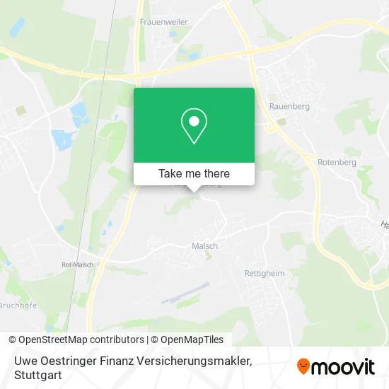 Карта Uwe Oestringer Finanz Versicherungsmakler