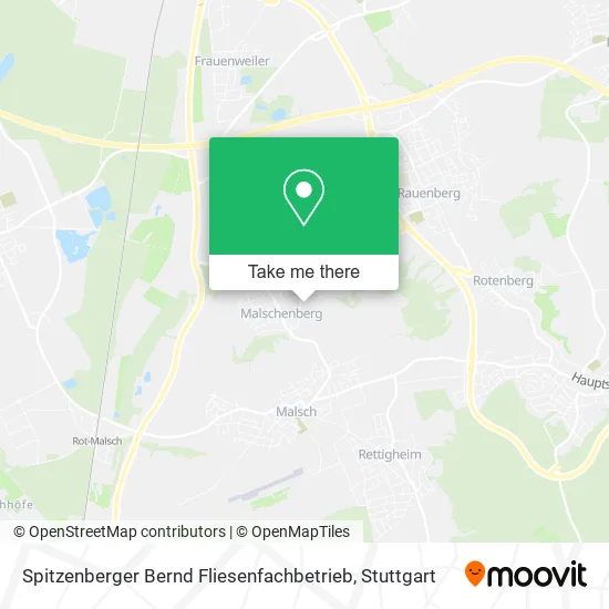 Карта Spitzenberger Bernd Fliesenfachbetrieb