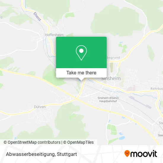 Карта Abwasserbeseitigung