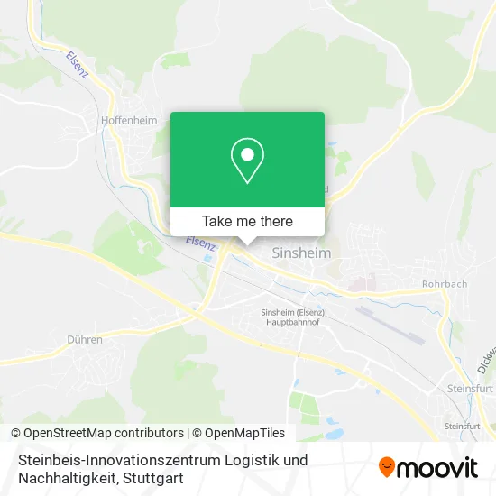 Карта Steinbeis-Innovationszentrum Logistik und Nachhaltigkeit