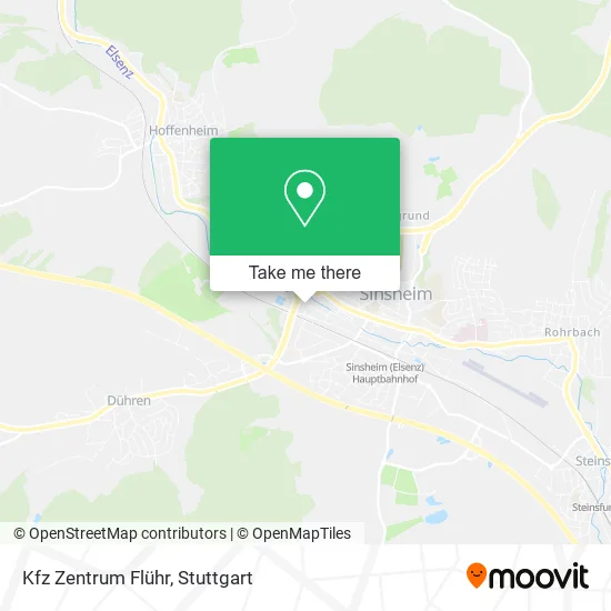 Карта Kfz Zentrum Flühr