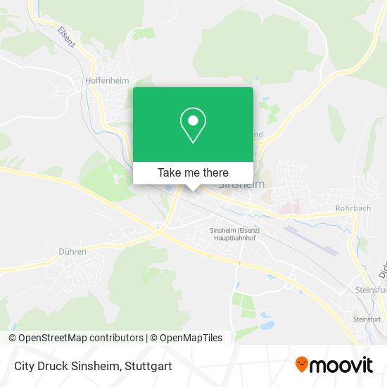 Карта City Druck Sinsheim