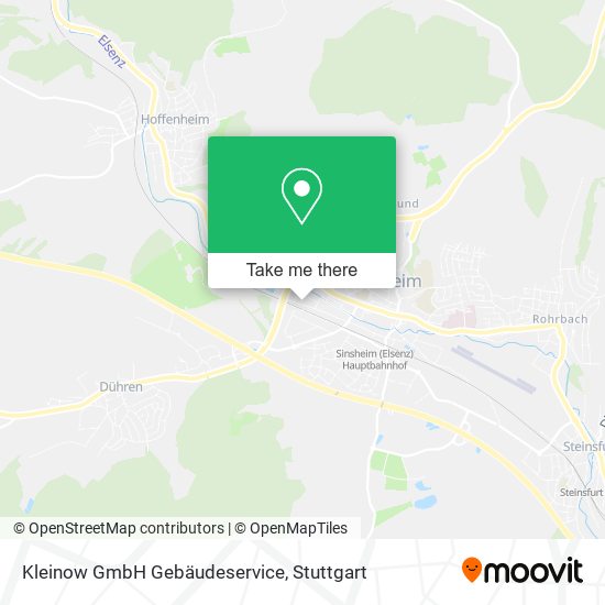 Карта Kleinow GmbH Gebäudeservice