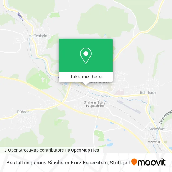 Карта Bestattungshaus Sinsheim Kurz-Feuerstein