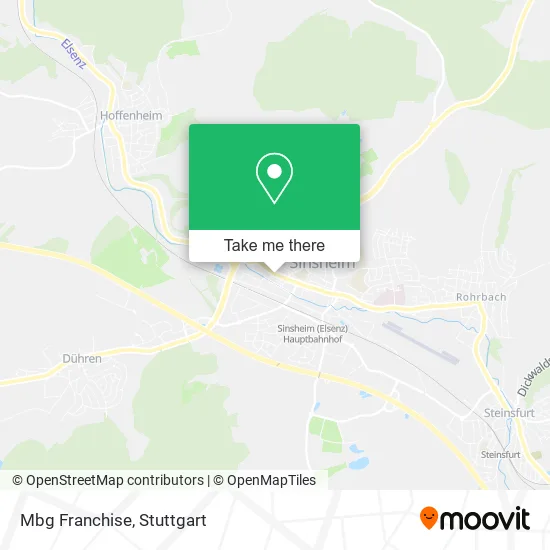 Карта Mbg Franchise