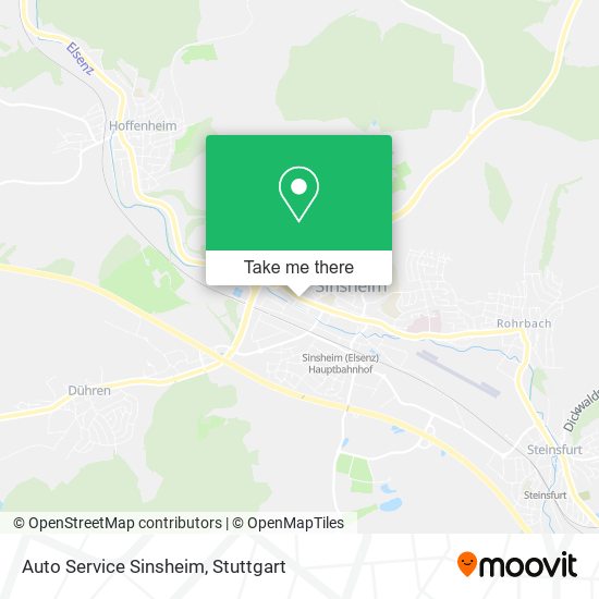 Карта Auto Service Sinsheim