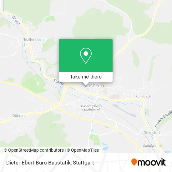 Карта Dieter Ebert Büro Baustatik