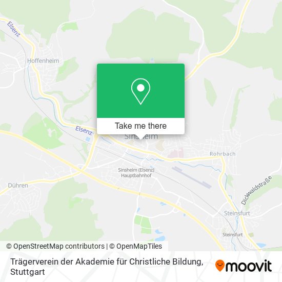 Карта Trägerverein der Akademie für Christliche Bildung