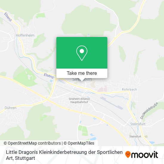 Little Dragon's Kleinkinderbetreuung der Sportlichen Art map