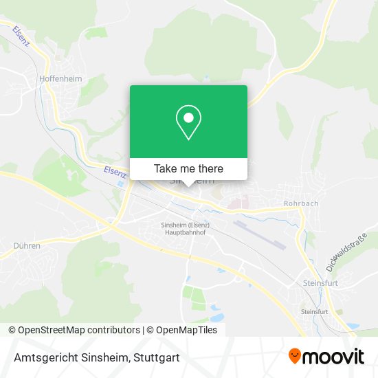 Amtsgericht Sinsheim map